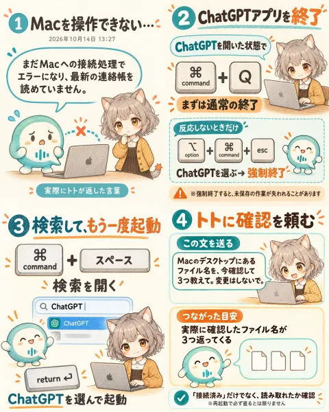 使い方 01「トトにつながらないとき」の表紙