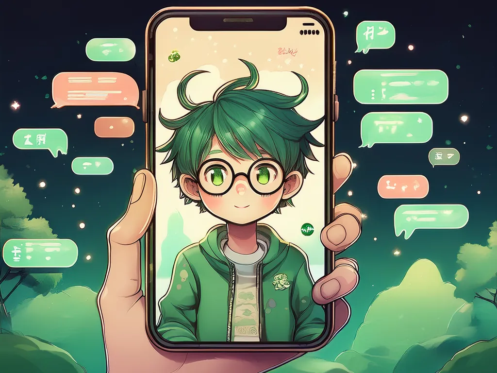 スマホ画面のチャット画面に「EP.02どんな話にしよう」と届く